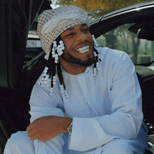 Smiling Armani White GIF - Smiling Armani White Silver Tooth Song GIFs