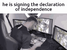 Sb737 Is Signing The Declaration Of Independance GIF - Sb737 Is Signing The Declaration Of Independance GIFs