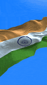 a poster that says happy independence day with a flag