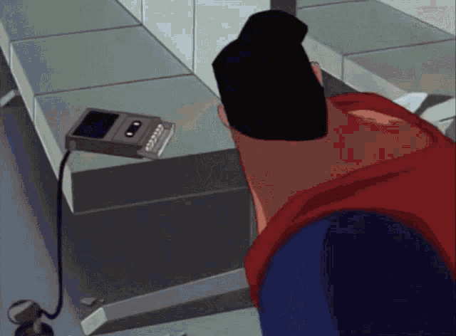 Superman Tas GIF - Superman Tas Livewire - Discover & Share GIFs