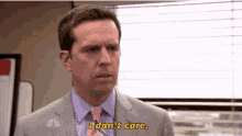 The Office Andy GIF - The Office Andy I Dont Care GIFs