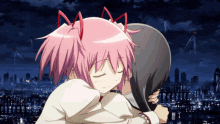 Madoka Anime GIF - Madoka Anime Hug GIFs