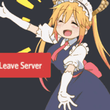 Dragon Maid Leave Server GIF - Dragon Maid Leave Server Shake GIFs