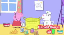 Haroldflower Peppa Pig GIF - Haroldflower Peppa Pig GIFs