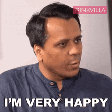 I'M Very Happy Avinash Lohana GIF - I'M Very Happy Avinash Lohana Pinkvilla GIFs