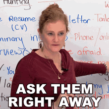 Ask Them Right Away Ronnie GIF - Ask Them Right Away Ronnie Engvid GIFs