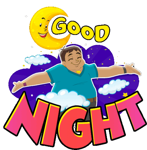 Good Night Kalia Sticker - Good Night Kalia Chhota Bheem Stickers