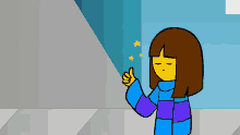 Thumbs Up Frisk GIF - Thumbs Up Frisk Glitchtal GIFs