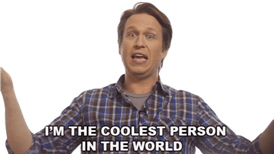 Im The Coolest Person In The World Pete Holmes Sticker - Im The Coolest Person In The World Pete Holmes Big Think Stickers