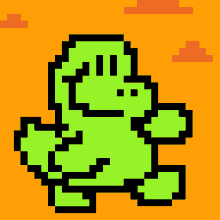 Dinosaur Pixel Art GIF