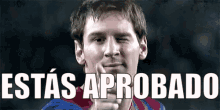 Messi Aprobando Con El Dedo GIF - Aprobado Aprobacion Apruebo GIFs