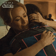 Comforting Each Other Mike Critch Jr GIF - Comforting Each Other Mike Critch Jr Mary Critch GIFs