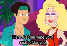 Sit On My Face American Dad GIF - Sit On My Face American Dad Wipe GIFs