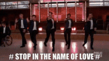 Glee Stop In The Name Of Love GIF - Glee Stop In The Name Of Love Stop GIFs