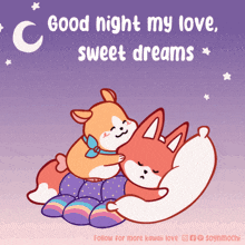 Good-night-my-love-sweet-dreams Good-night-sweet-dreams-my-love GIF