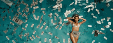Raining Money Swimming In Money GIF - Raining Money Swimming In Money Cash GIFs