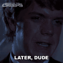 Later Dude Chris GIF - Later Dude Chris Night Of The Creeps GIFs