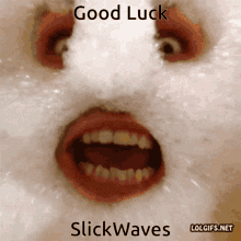 Good Luck GIF - Good Luck Slickwaves GIFs