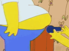 Homer Simpson Push GIF - Homer Simpson Push Fat Belly GIFs