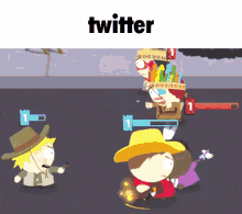 twitter southpark fight