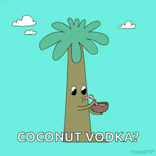 Coconut Drink GIF - Coconut Drink Chill GIFs