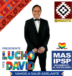 Lucho Presidente Lochox Bolivia Sticker - Lucho Presidente Lochox Bolivia Vamos A Salir Adelante Stickers