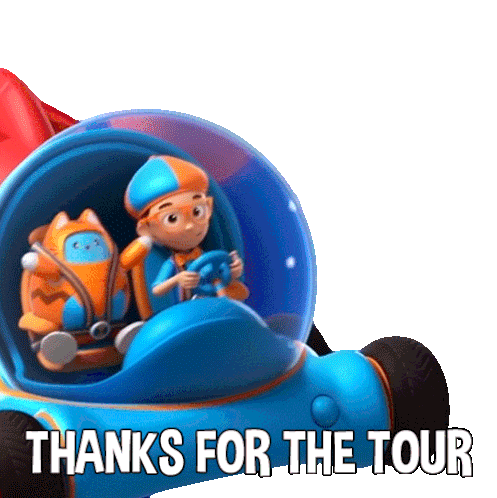 Thanks For The Tour Tabbs Sticker - Thanks For The Tour Tabbs Blippi Stickers