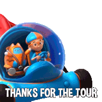 Thanks For The Tour Tabbs Sticker - Thanks For The Tour Tabbs Blippi Stickers