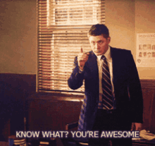 Supernatural Know What GIF - Supernatural Know What Youre Awesome GIFs