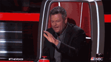Pressed The Button The Voice GIF - Pressed The Button The Voice Press It GIFs
