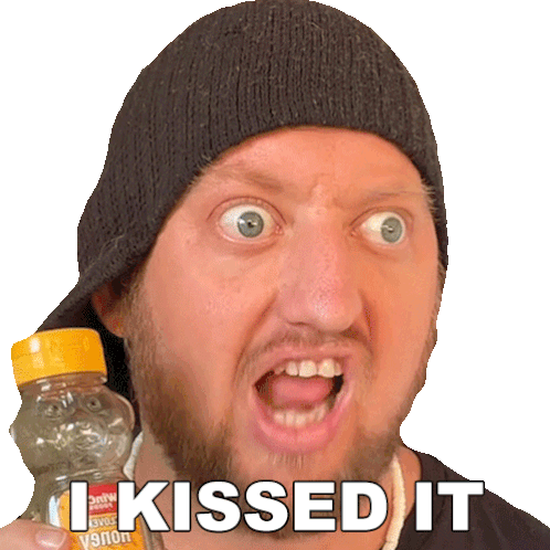I Kissed It On The Lips Dj Hunts Sticker - I Kissed It On The Lips Dj Hunts Djhuntsofficial Stickers