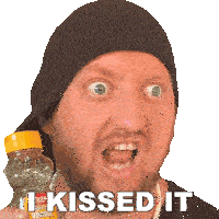 I Kissed It On The Lips Dj Hunts Sticker