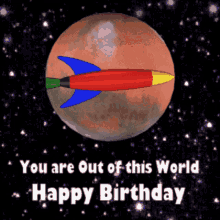 rocket happy birthday