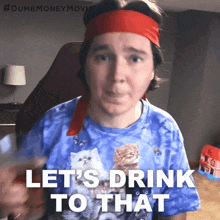 Let'S Drink To That Keith Gill GIF - Let'S Drink To That Keith Gill Paul Dano GIFs