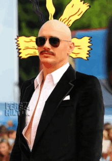 James Franco Bald Hair Model GIF - Bald Hair Model Bald Hair Model GIFs