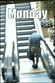 Monday Escalator GIF