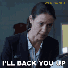 Ill Back You Up Vera Bennett GIF - Ill Back You Up Vera Bennett Wentworth GIFs