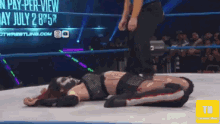 a wrestling match is taking place on july 2 at 8 pm