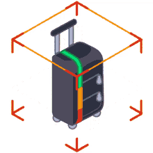 scanning luggage