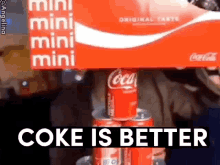 Coke Coke Is Better GIF - Coke Coke Is Better Coke Is Better Aidan GIFs