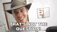 Thats Not The Question Corey Vidal GIF - Thats Not The Question Corey Vidal Wrong Question GIFs
