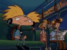 Hey Arnold Good Vibe GIF - Hey Arnold Good Vibe Listening To Music GIFs