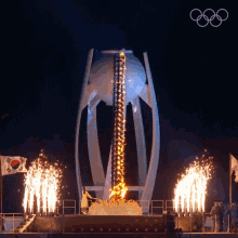 Olympic Flame Olympics2022 GIF - Olympic Flame Olympics2022 Light The Flame GIFs
