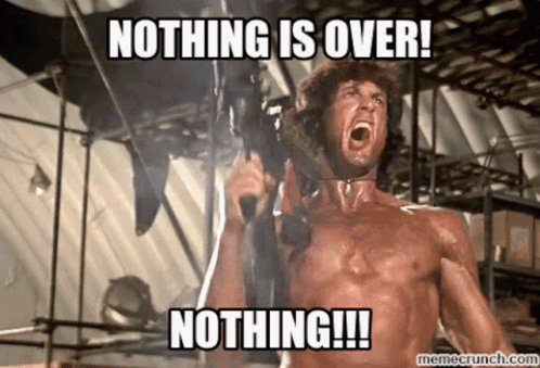 Rambo Nothing Is Over GIF - Rambo Nothing Is Over Angry - Discover & Share  GIFs