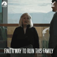 Find A Way To Ruin This Family Caroline Warner GIF - Find A Way To Ruin This Family Caroline Warner Yellowstone GIFs