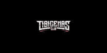 a logo for tibicena 's club is shown on a black background