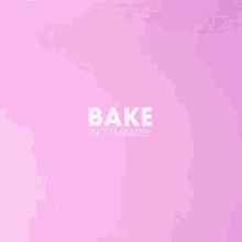 a chocolate pie on a pink background with mr.cakes written below it