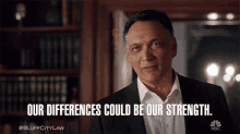 our differences could be our strength differences strength overturn our differences jimmy smits