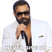 Never Give Up Bobby Deol Sticker