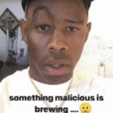 Something Malicious Is Brewing Tyler The Creator GIF - Something Malicious Is Brewing Tyler The Creator Black Guy GIFs